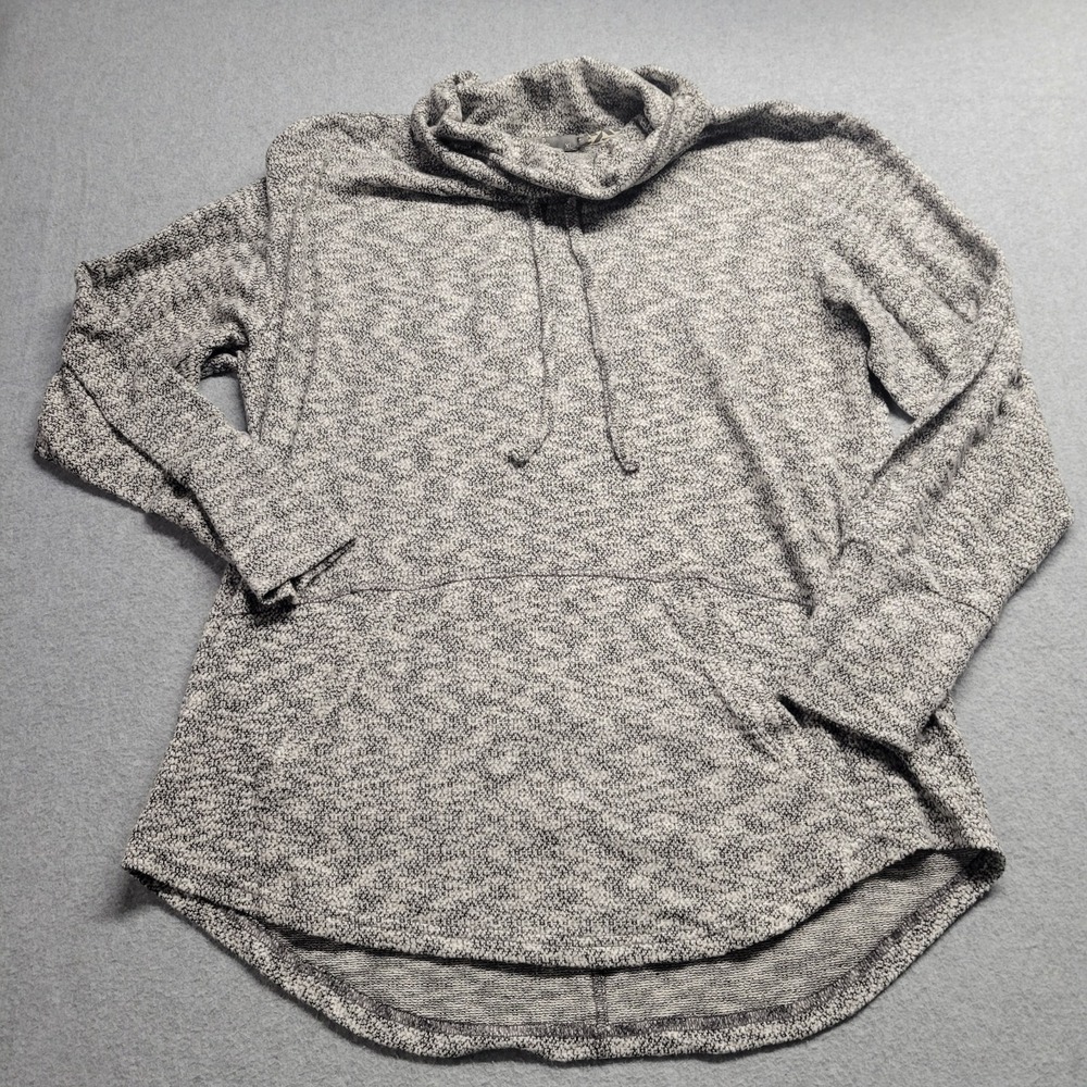 PrAna Frieda Top Cowl Neck Sweater‎ Size XL Gray Top Shirt Pullover Gorpcore